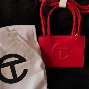 Red Small Telfar Bag NWT